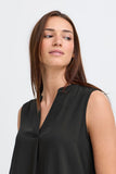 V-Neck Sleeveless Blouse