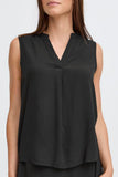 V-Neck Sleeveless Blouse