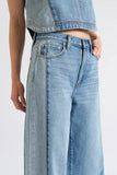 Wanderer Mid Rise Palazzo Denim