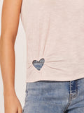 Organic Cotton Heart Tank