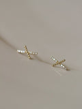 SS Dainty Bar Stud Earring