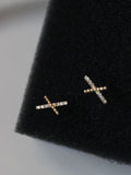 SS Dainty Bar Stud Earring