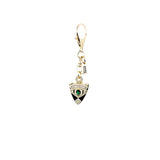 Gold Angel Shield Charm