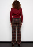 Axel Bedford Plaid Ponte Pant