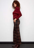 Axel Bedford Plaid Ponte Pant