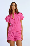 Ruffle Sleeves Blouse