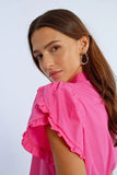 Ruffle Sleeves Blouse