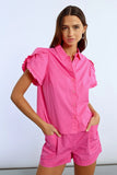 Ruffle Sleeves Blouse