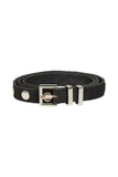 Freja Suede Black Belt