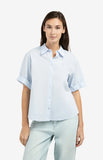 Short Rolled Up Sleeves Blouse