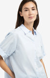 Short Rolled Up Sleeves Blouse