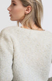 Boucle Wool Blend Soft Cardigan