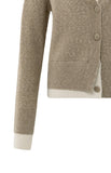 Contrast Detailed Cardigan