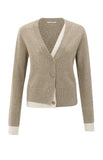 Contrast Detailed Cardigan