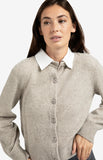 Detachable Collar Cardigan