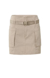 Cargo Mini Belted Skirt