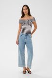 Celeste Cold Shoulder Rib Top