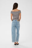 Celeste Cold Shoulder Rib Top