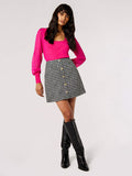 Chiffon Sleeve Knitted Top