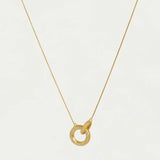 Colette Pave Hoop Pendant