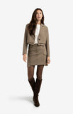 Cropped Blazer With Drawstring