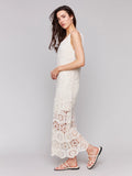 Cotton Crochet Maxi Dress