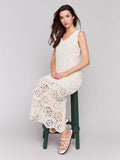 Cotton Crochet Maxi Dress