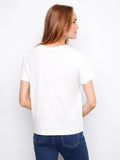 Embroidered Hearts T-Shirt