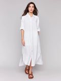 Eyelet Embroidery Duster Dress