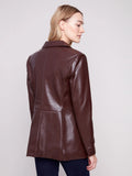 Butter Faux leather Blazer