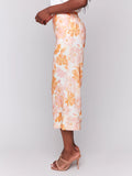 Blooming Linen Cropped Pants