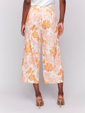 Blooming Linen Cropped Pants