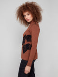 Reversible Mock Neck Sweater