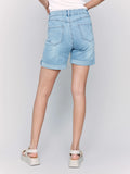 Rolled Cuffed Denim Shorts