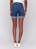Rolled Cuffed Denim Shorts