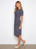 Striped Boatneck Dress
