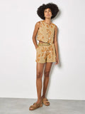 Embroidered Floral Shorts