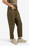 Faux Leather Carrot Fit Trouser