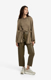 Faux Leather Carrot Fit Trouser