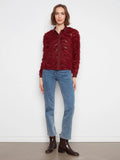 Fringe Chiffon Blouse