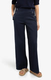 High Waist Button Trouser