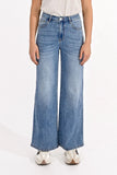 High Waist Wide Leg Denim