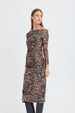 Off Shoulder Leopard Dress