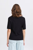 Ribbed Pointelle Top