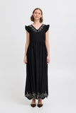Linen Blend Maxi Dress
