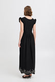 Linen Blend Maxi Dress