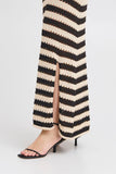 Stripe Knit Skirt