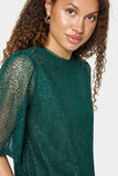 Lace Overlay Blouse