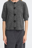 Omea Bow Button Cardigan