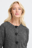 Omea Bow Button Cardigan